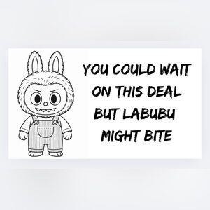 Custom Made 50count Labubu Stickers